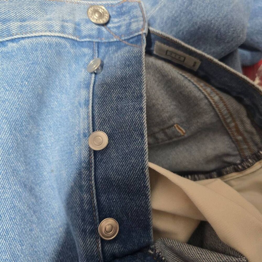 Ayr The Slacker Relaxed Straight Leg Button Fly J… - image 3